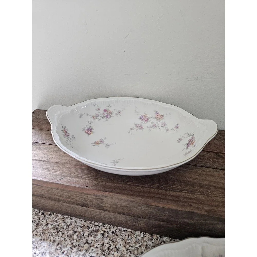 Theodore Haviland New York Oval Serving Bowl Pattern Helene 10.25 Inches